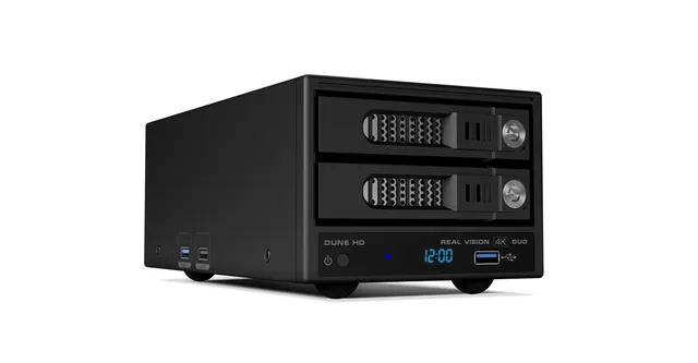 dune-hd-real-vision-4k-duo-lecteur-4kp60-dolby-vision-hdr10-avec-double-rack-hdd image 1
