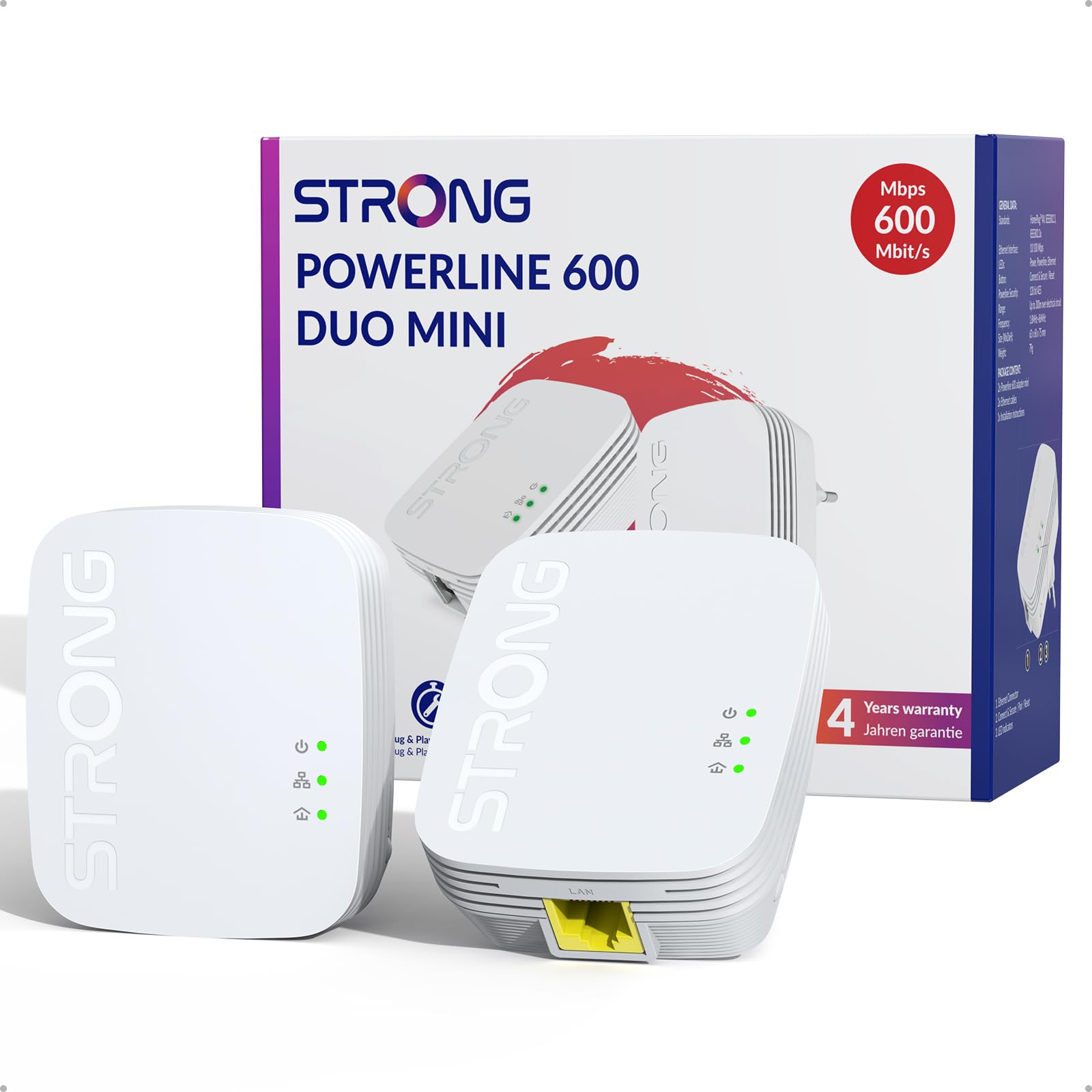 strong-cpl-av600-prise-int-gr-e-port-ethernet-100-mbps-kit-de-2-adaptateurs-cpl image 8