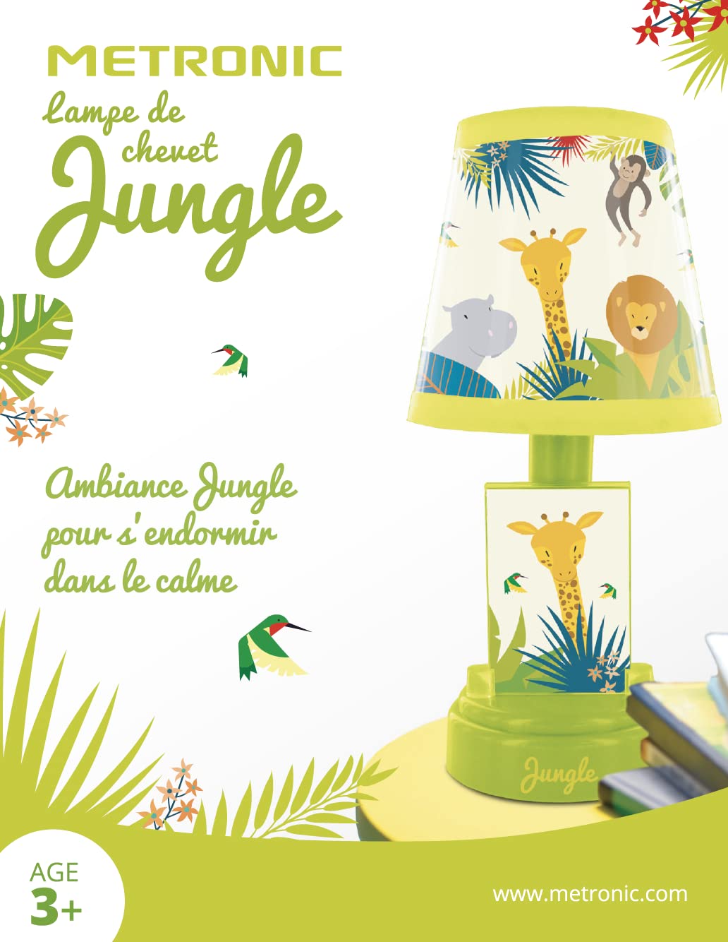 metronic-475620-lampe-led-cadre-photo-jungle-vert-for-t image 5