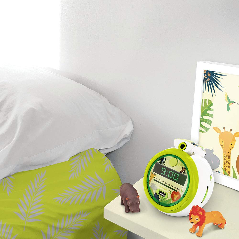 metronic-477030-radio-r-veil-enfant-jungle-avec-projection-et-usb image 2