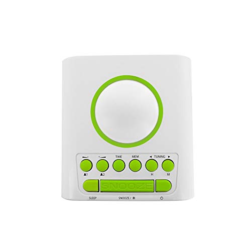metronic-477044-radio-r-veil-veilleuse-enfant-jungle-vert-et-blanc image 6