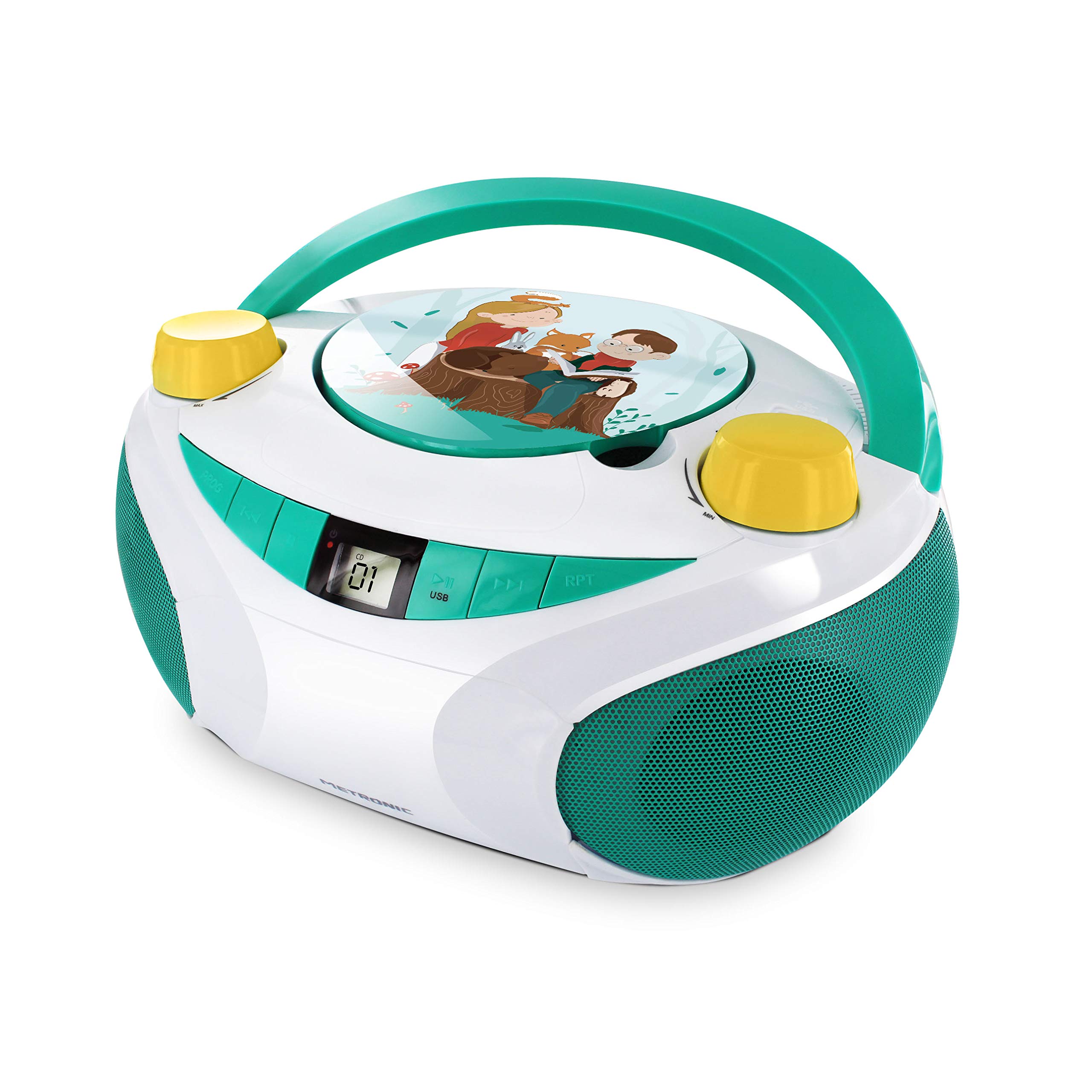 metronic-477175-lecteur-cd-little-stories-usb-vert-enfant image 4