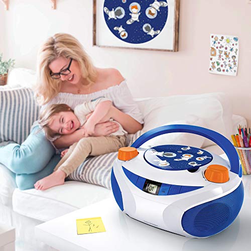 metronic-477178-lecteur-cd-space-cats-enfant-avec-port-usb-et-entr-e-audio-bleu image 8