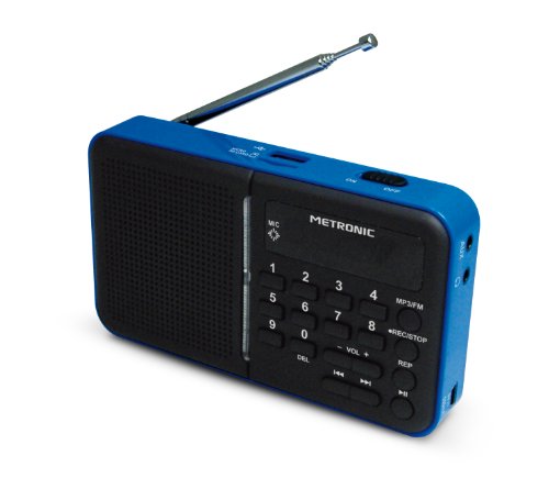 metronic-477210-radio-portable-podcast-mp3-bleu-et-noir-avec-enregistreur-port-u image 8