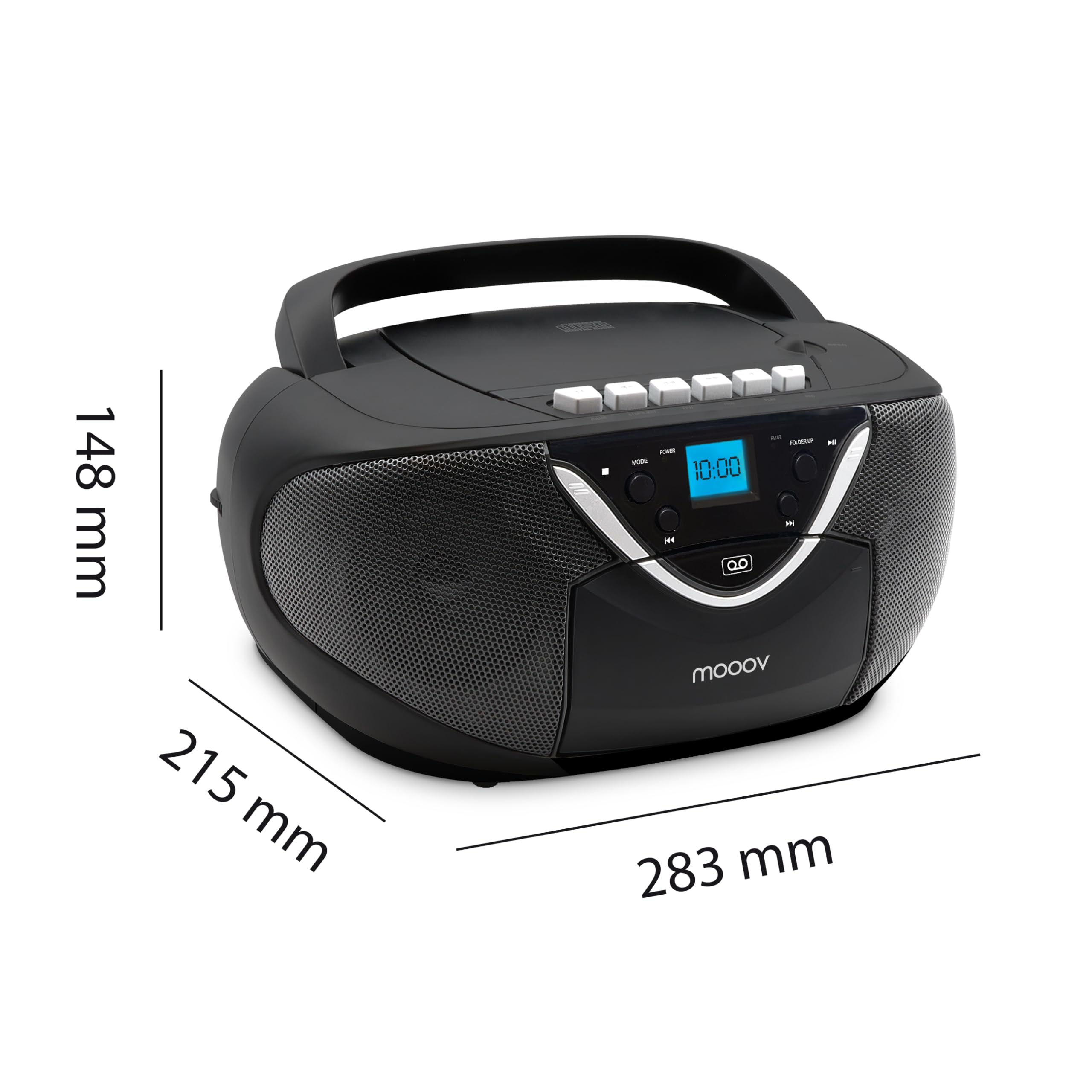 metronic-477131-poste-radio-cassette-cd-enregistreur-k7-usb-aux-lcd image 8
