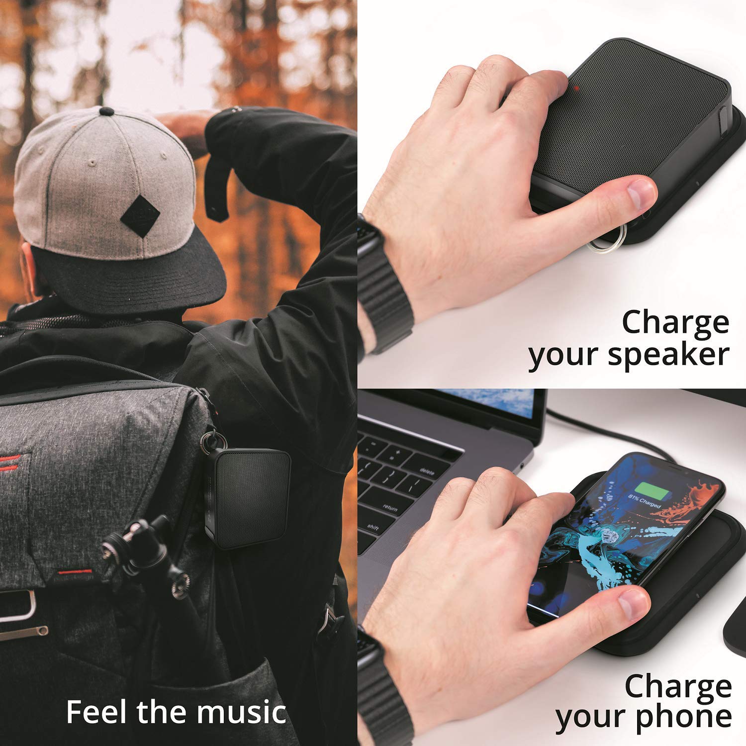 metronic-477079-xtra-charge-enceinte-bluetooth-portable-6-w-avec-support-recharg image 2