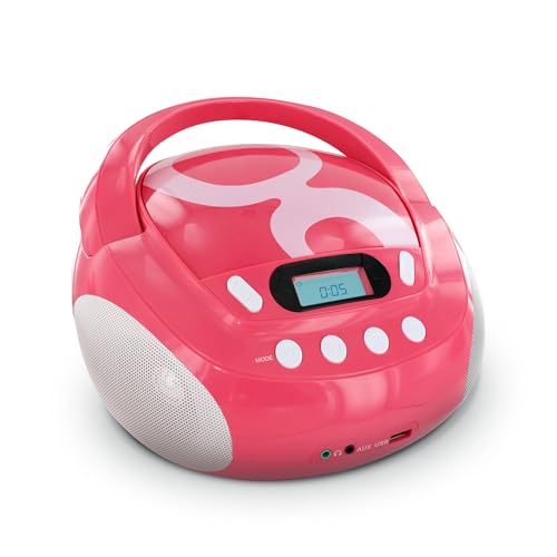 metronic-477109-pop-pink-radio-lecteur-cd-mp3-usb-rose image 8
