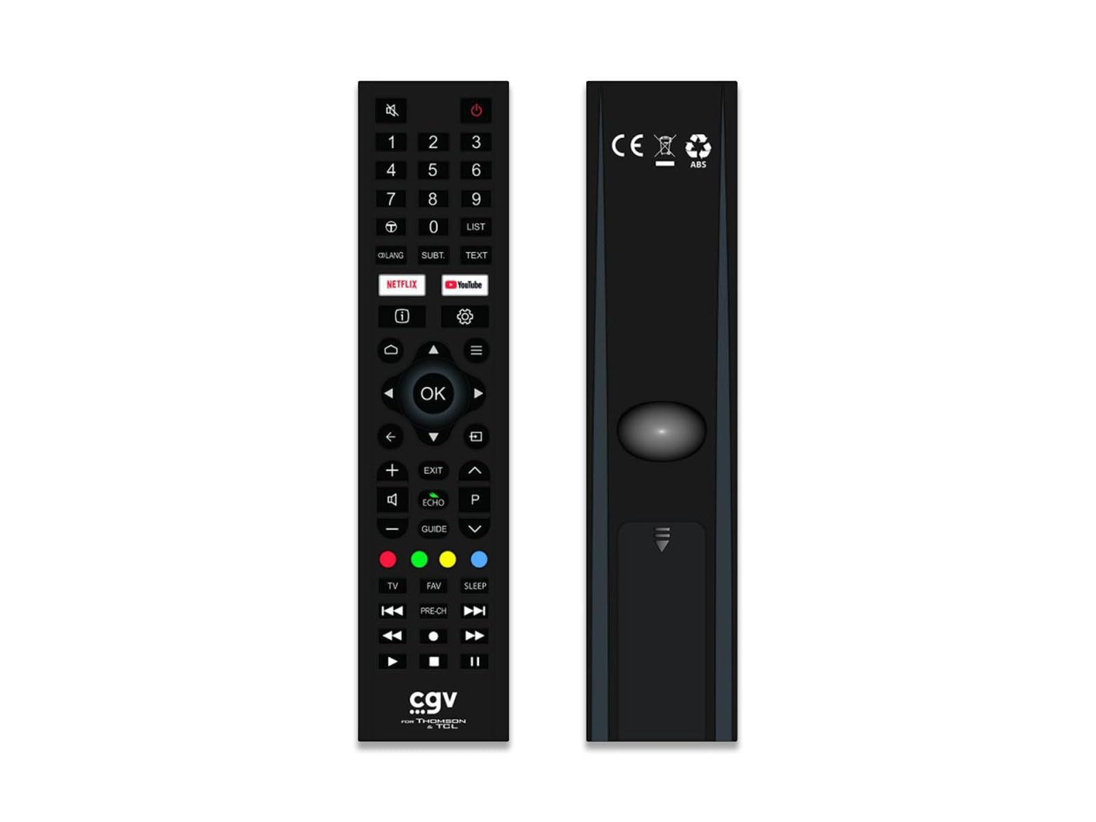 cgv-fidelio-t-l-commande-de-remplacement-pour-tv-tcl-et-thomson image 1