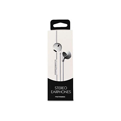 metronic-480121-couteur-intra-auriculaire-avec-micro-1-2-m-blanc image 4