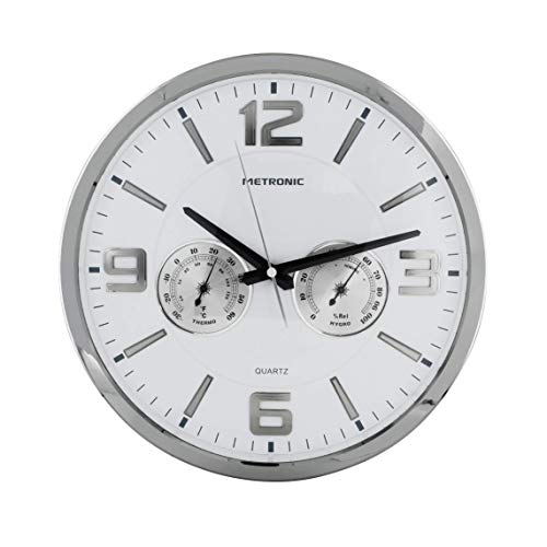 metronic-477327-horloge-murale-quartz-celsius-blanche-thermom-tre-hygrom-tre image 8
