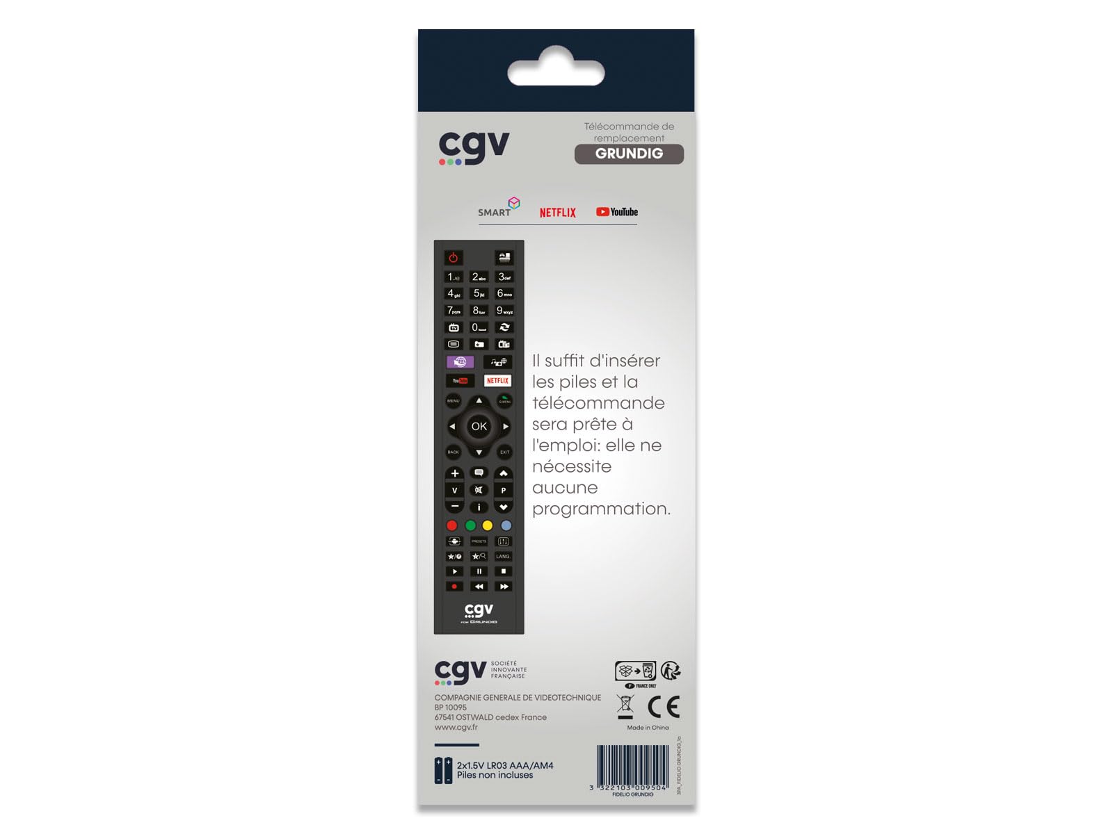 cgv-fidelio-t-l-commande-de-remplacement-universelle-pour-tv-grundig image 3