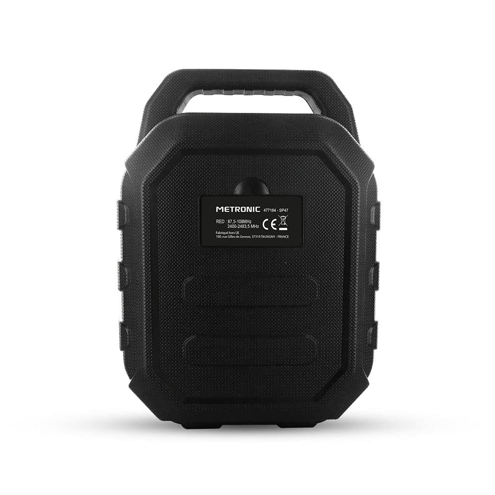 metronic-477188-mini-high-power-enceinte-bluetooth-noire-avec-micro image 7