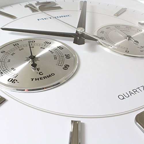 metronic-477327-horloge-murale-quartz-celsius-blanche-thermom-tre-hygrom-tre image 6