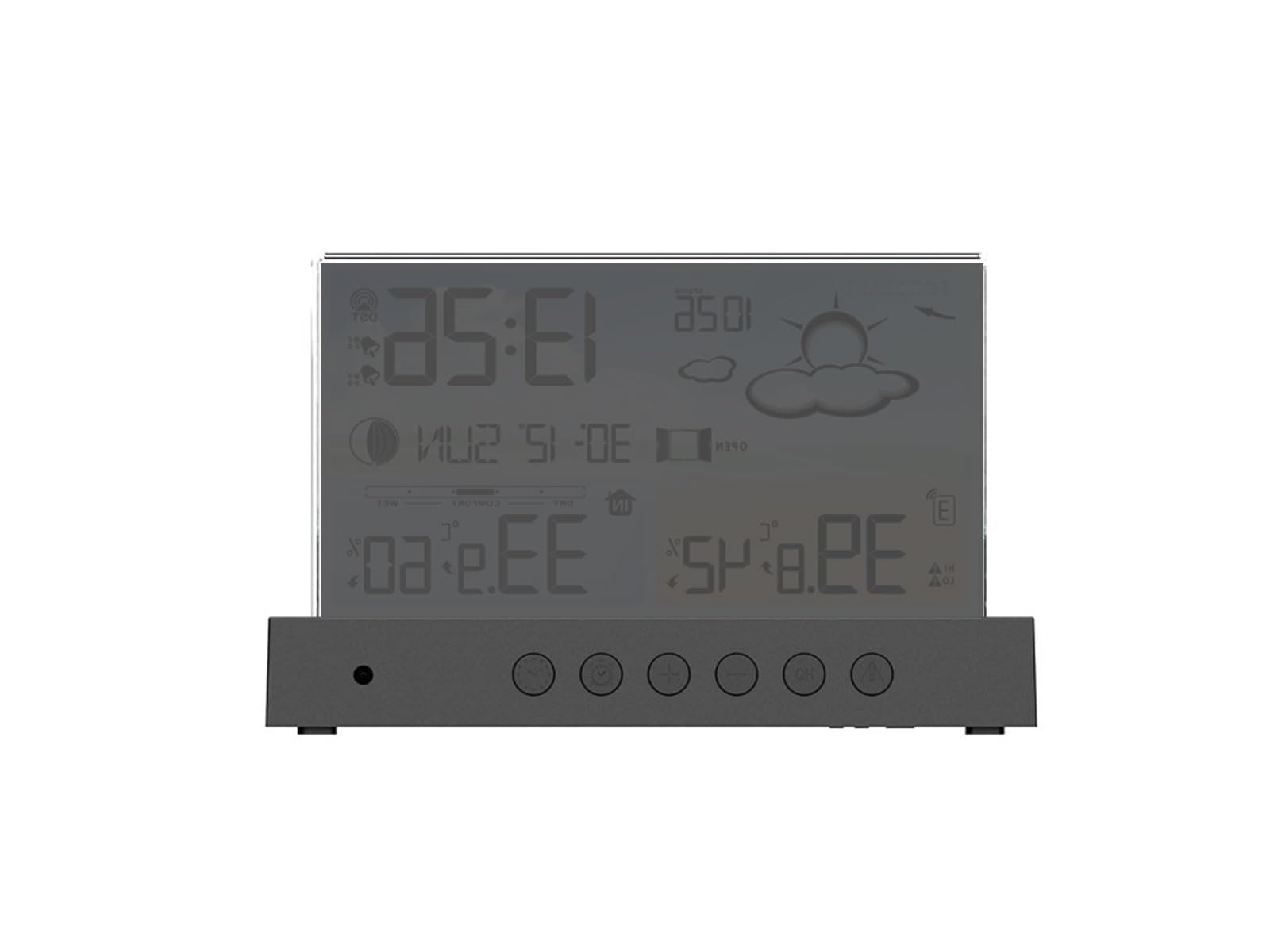 cgv-meteoflex-station-m-t-o-sans-fil-cran-plat-avec-capteur-ext-rieur image 4