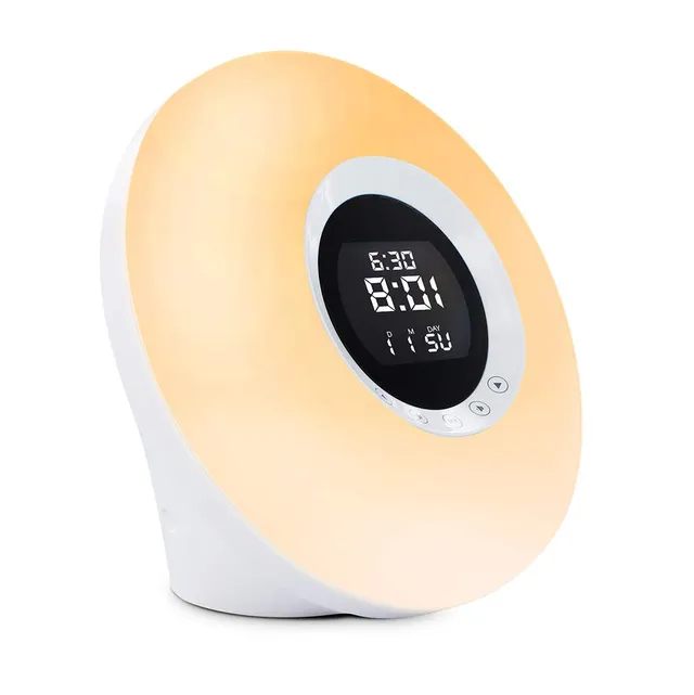 metronic-477036-radio-r-veil-simulation-aube-lampe-blanc image 1
