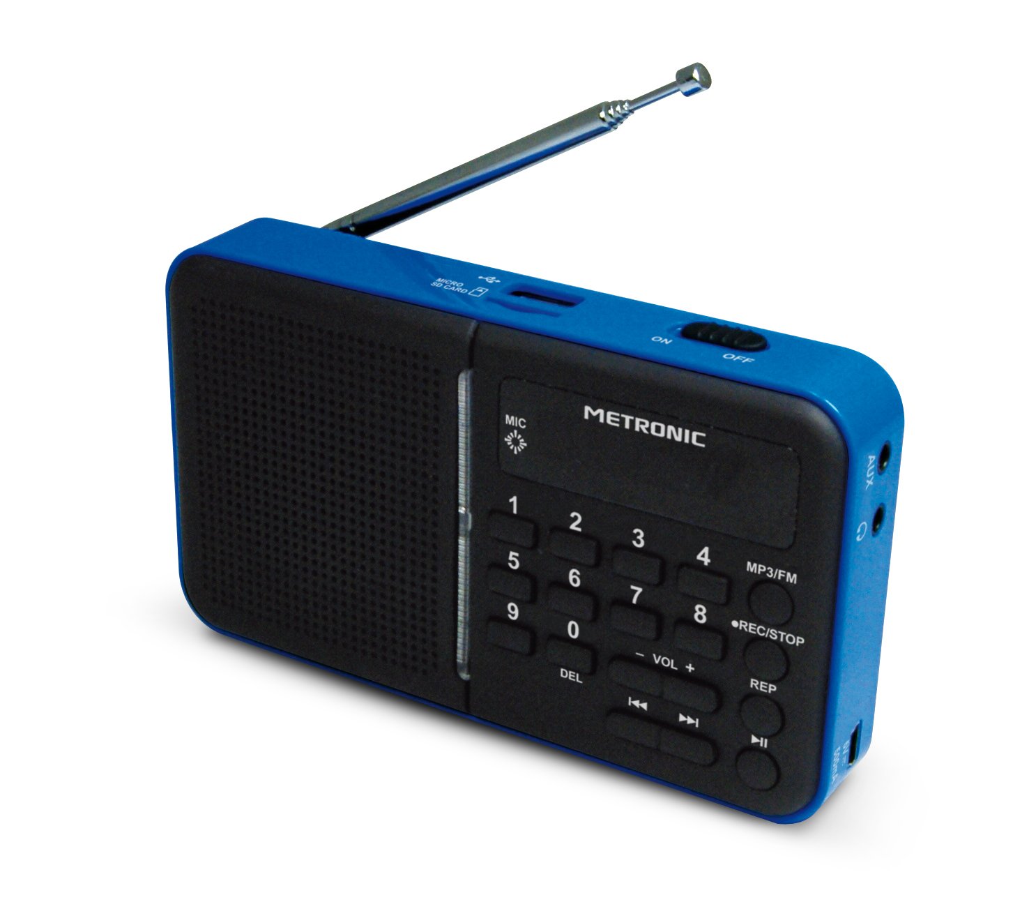 metronic-477210-radio-portable-podcast-mp3-bleu-et-noir-avec-enregistreur-port-u image 4