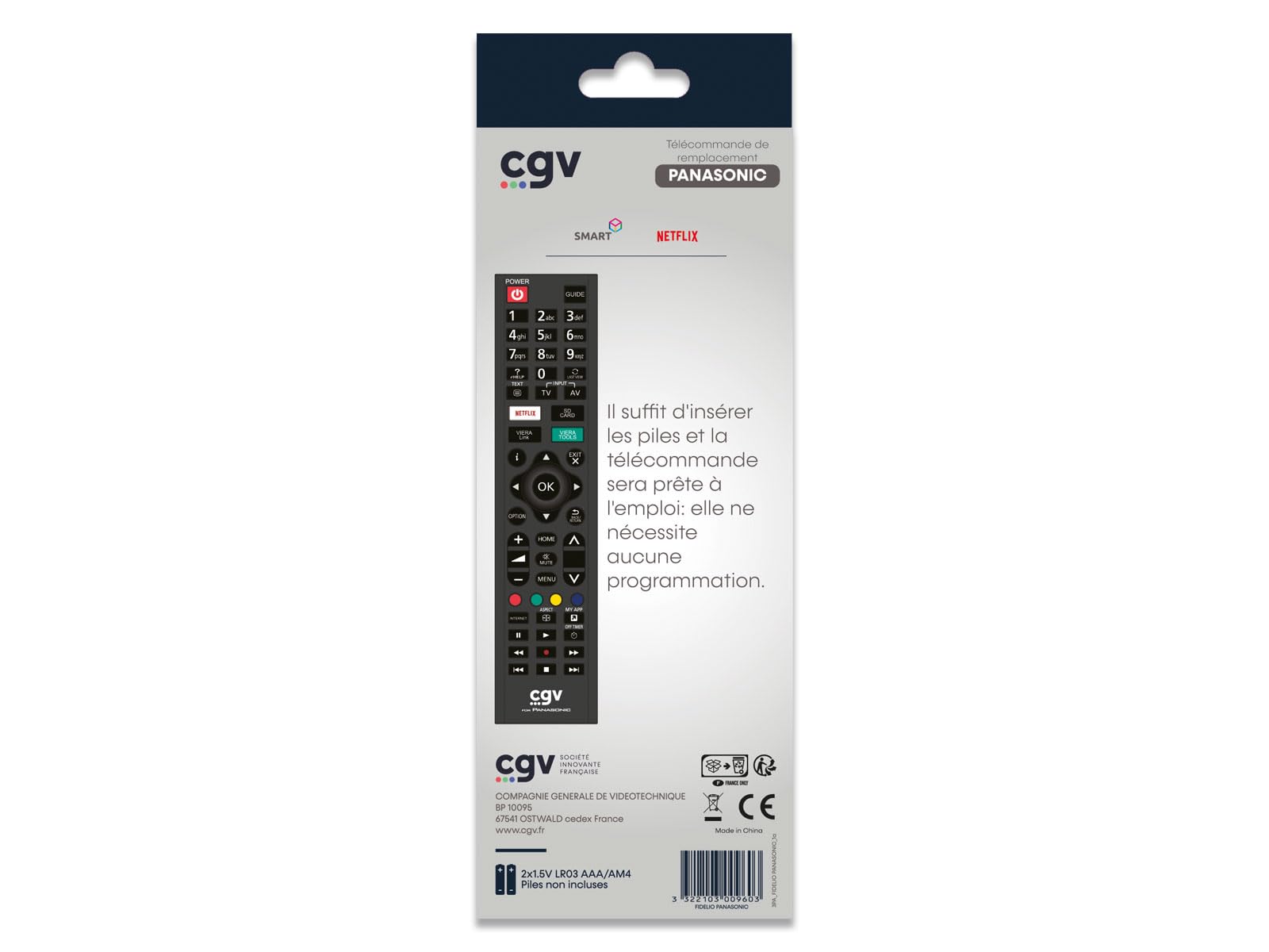 cgv-fidelio-panasonic-t-l-commande-de-remplacement-universelle image 3