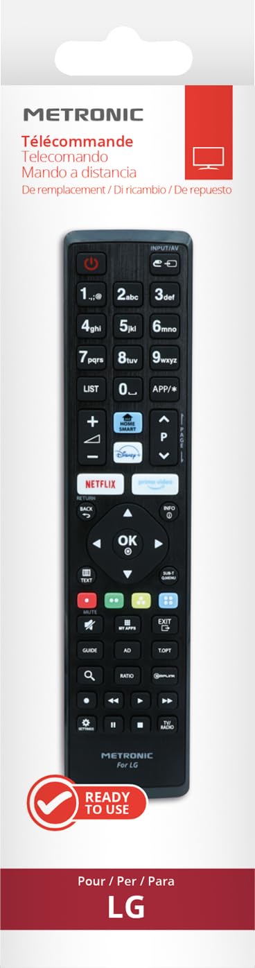 metronic-495341-t-l-commande-de-remplacement-pour-tv-lg-100-compatible image 2