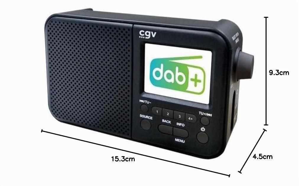 cgv-dr7-radio-portable-rechargeable-fm-dab-batterie-2000-mah image 6