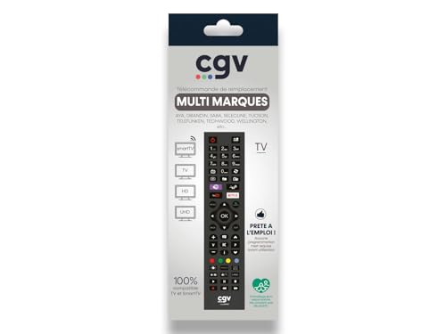 cgv-fidelio-mm-t-l-commande-tv-universelle-multi-marques-sans-programmation image 4