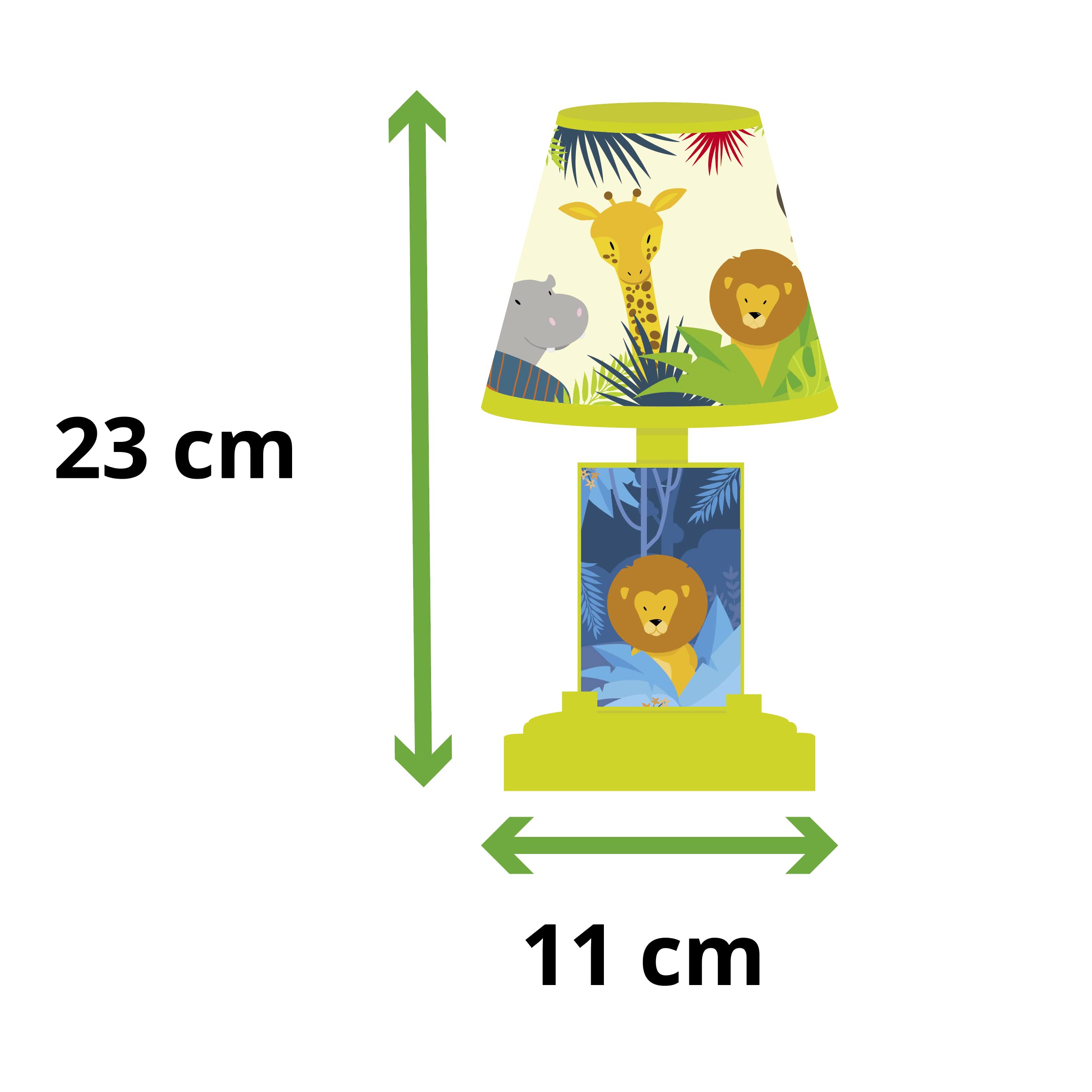 metronic-475620-lampe-led-cadre-photo-jungle-vert-for-t image 3