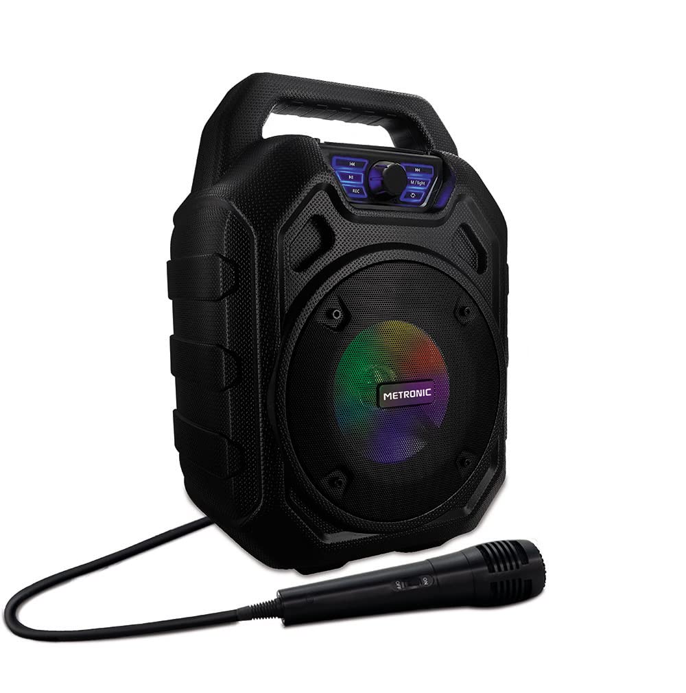 metronic-477188-mini-high-power-enceinte-bluetooth-noire-avec-micro image 3