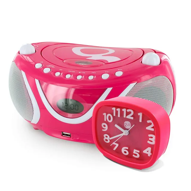 metronic-477294-gulli-rose-lecteur-cd-mp3-usb-avec-r-veil image 1