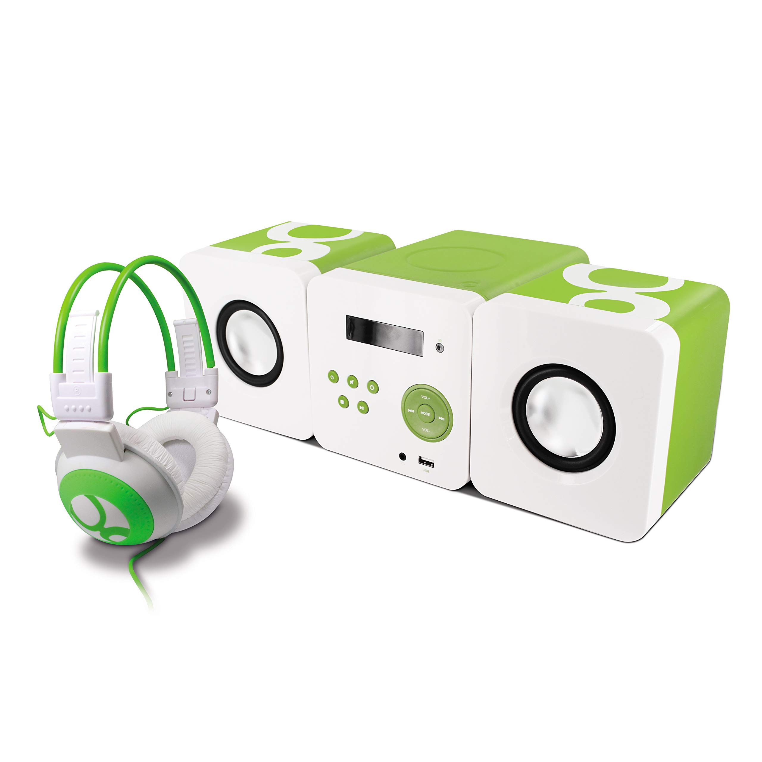 metronic-477299-gulli-micro-cha-ne-radio-cd-usb-enfant-vert-et-blanc-avec-casque image 7