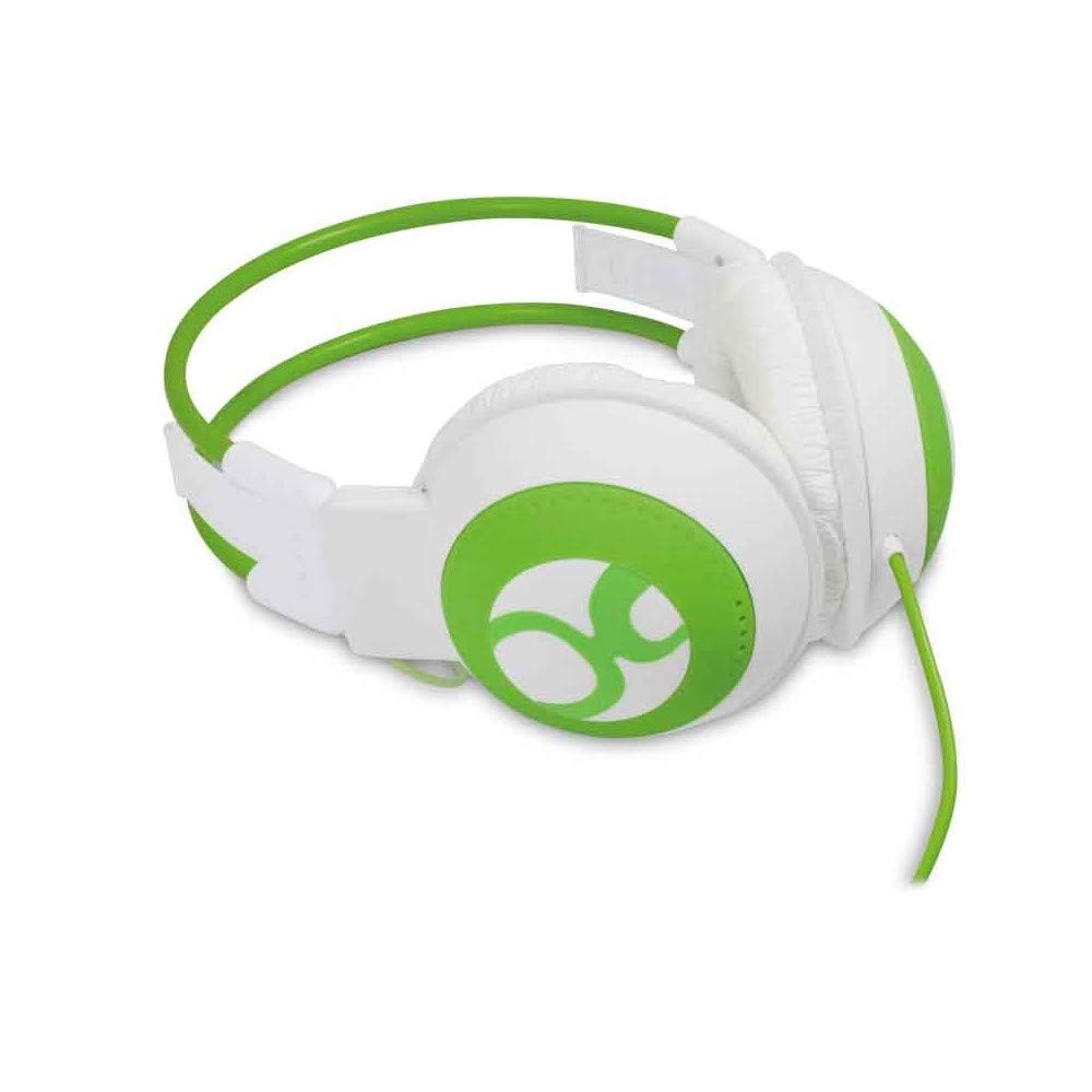 metronic-480159-gulli-casque-audio-enfant-supra-auriculaire-pliable-blanc-vert image 2