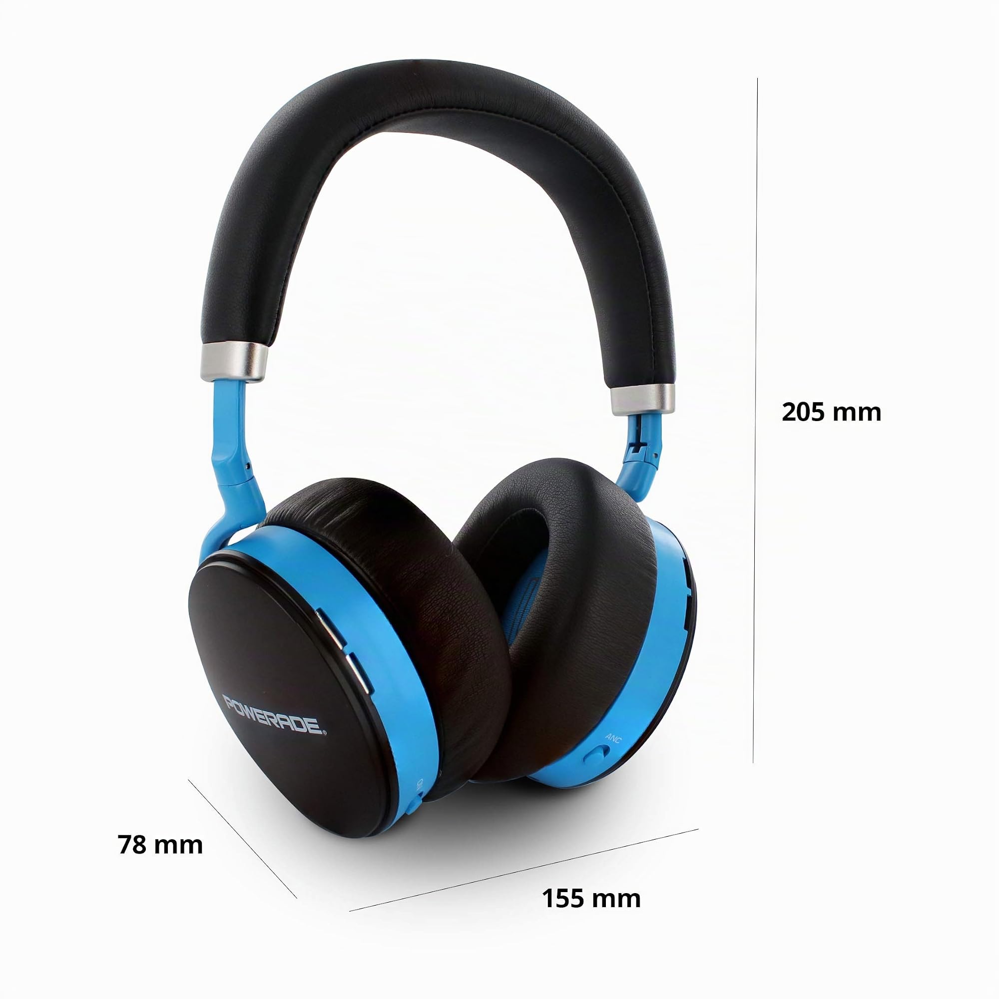 metronic-powerade-480189-casque-bluetooth-anc-aptx-noir-bleu-24h image 3