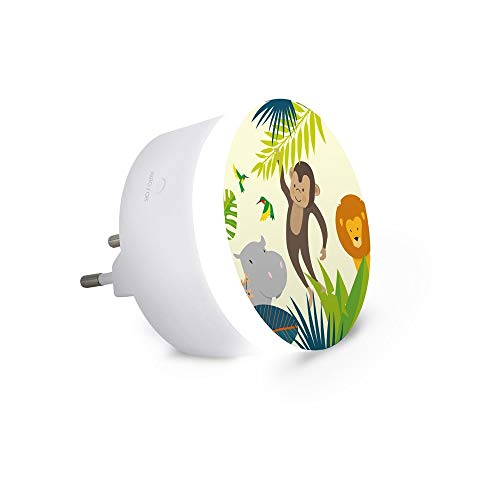metronic-495024-chargeur-veilleuse-2-ports-usb-th-me-jungle-enfant image 6