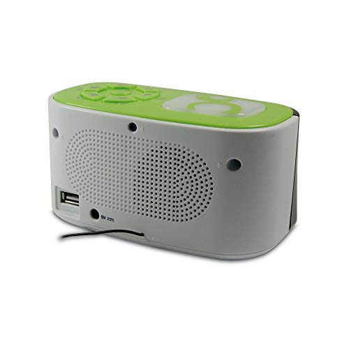 metronic-477027-gulli-radio-r-veil-veilleuse-enfant-port-usb-vert-blanc image 7