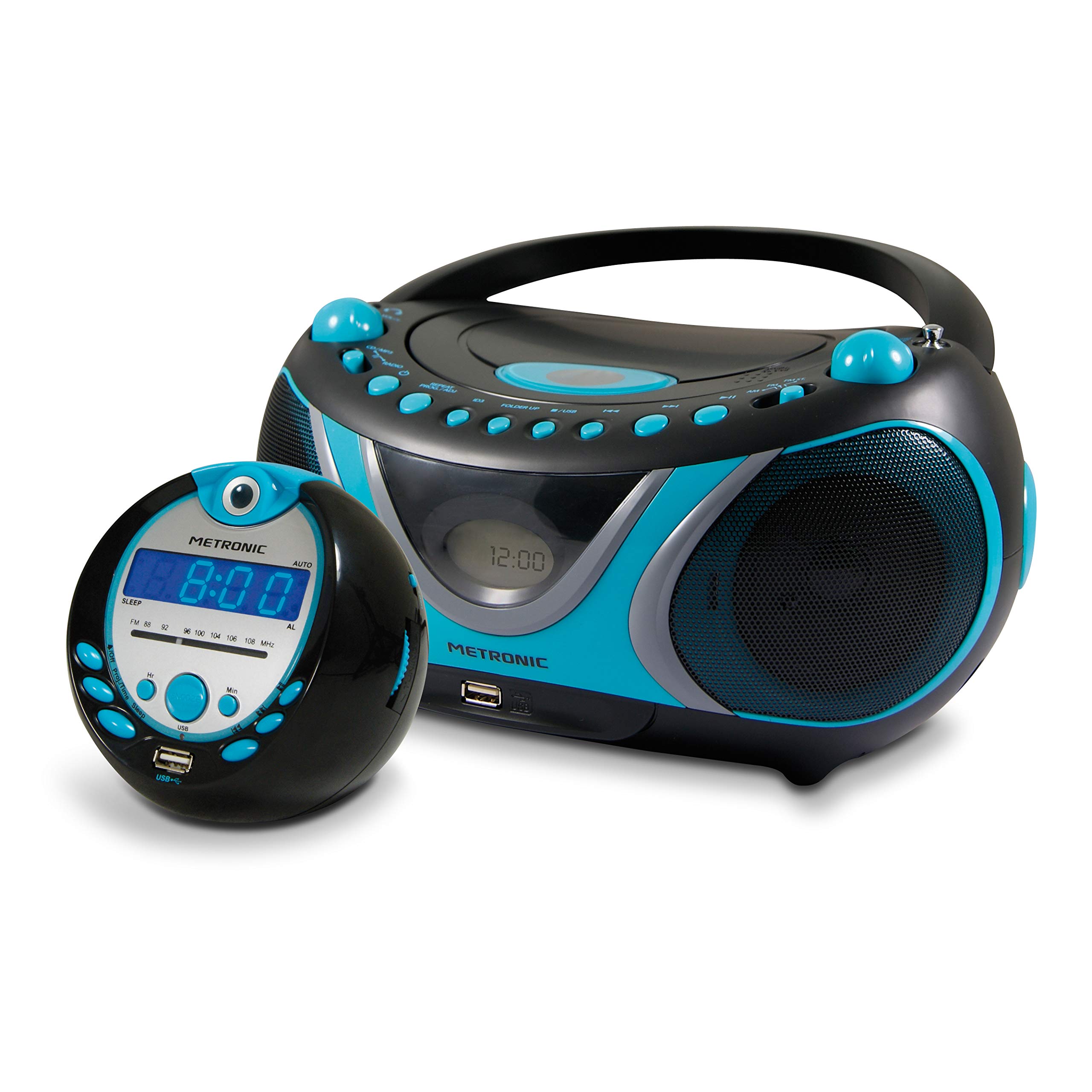 metronic-477295-offre-sportsman-radio-cd-mp3-usb-et-radio-r-veil-projection-bleu image 6