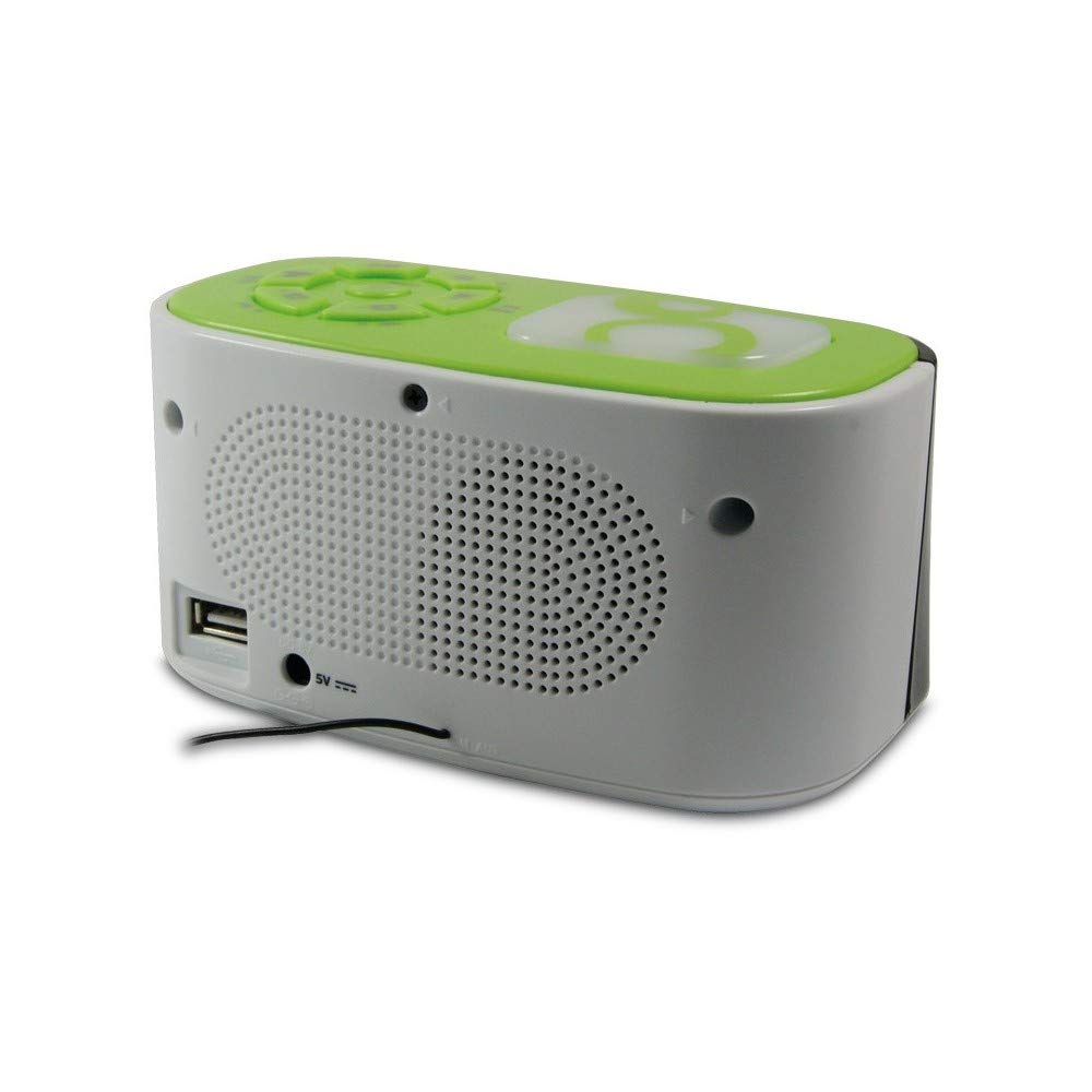 metronic-477027-gulli-radio-r-veil-veilleuse-enfant-port-usb-vert-blanc image 3