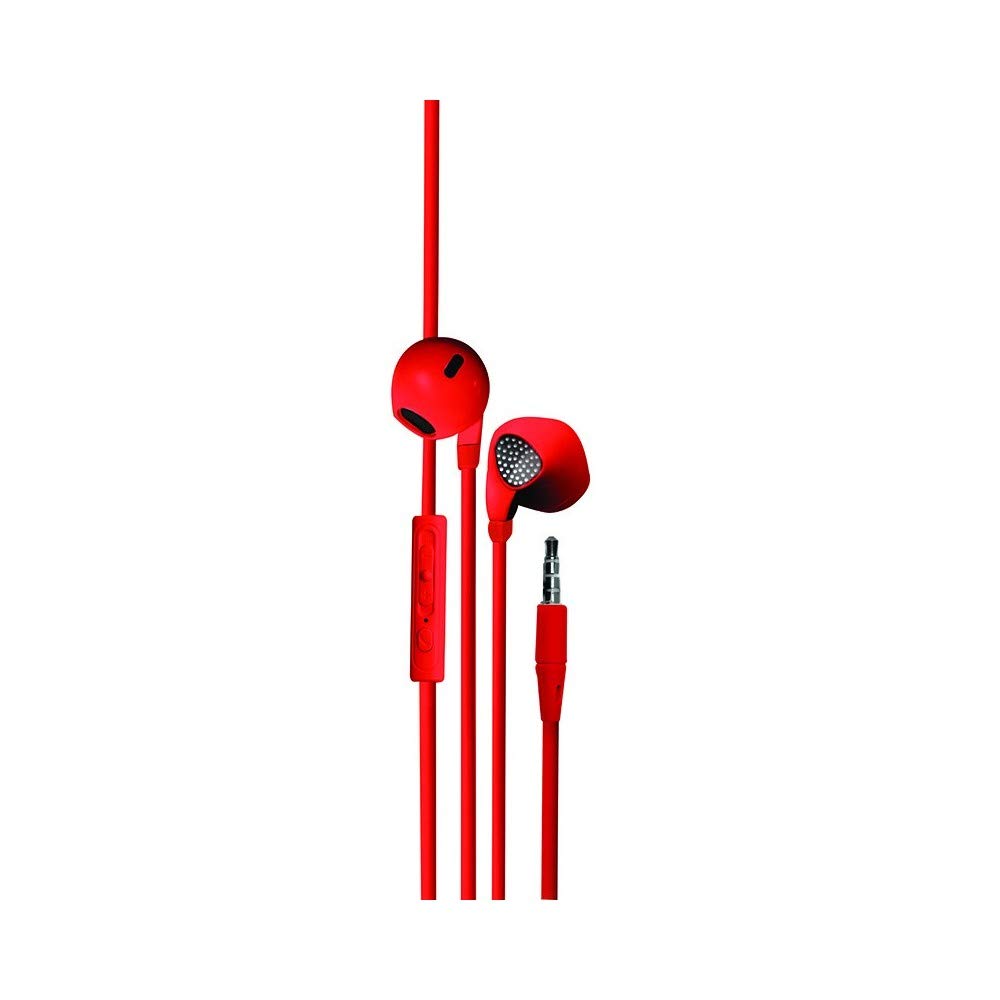 metronic-480128-couteurs-intra-auriculaires-avec-micro-rouge-1-2-m image 1