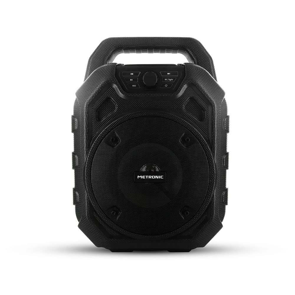 metronic-477188-mini-high-power-enceinte-bluetooth-noire-avec-micro image 2